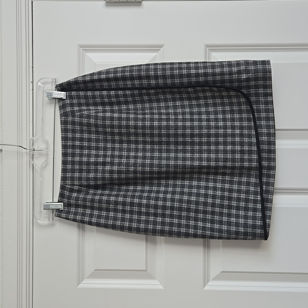 Talbots plad skirt